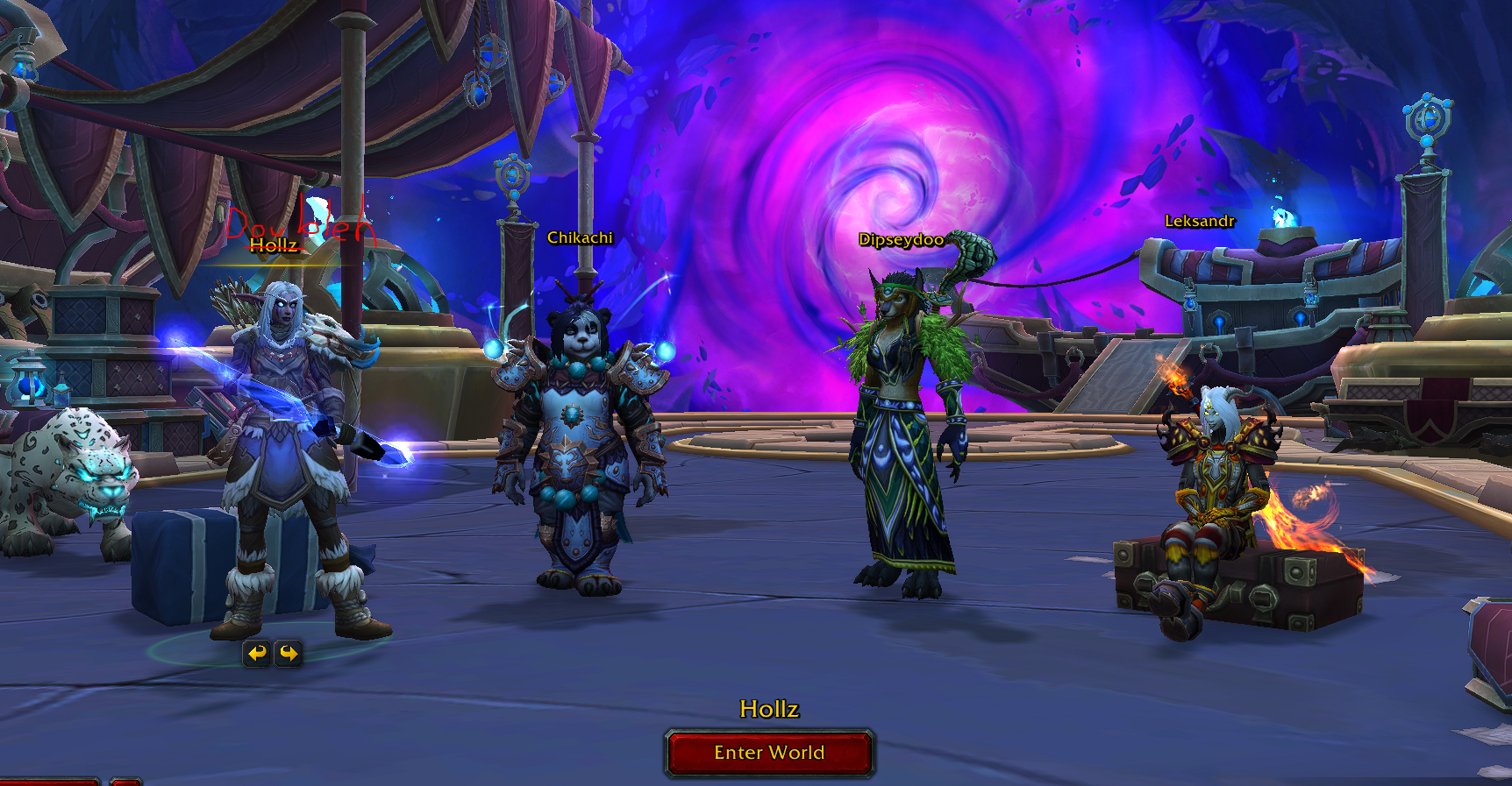 My oldest characters in WoW